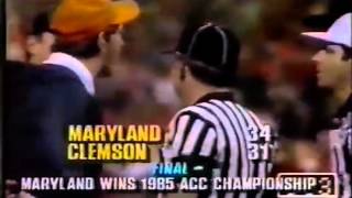 1985 Clemson vs Maryland Worst Referee Call Ever