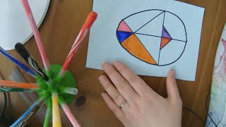 How to draw an egg tangram