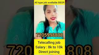 telecalling job new vacancy | direct joining #bhubaneswar #shorts #viralshorts #ytshorts #jobs