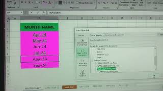 Excel create separate master sheet link in Excel #useful👍