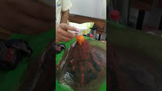 Volcano🌋🌋 eruption#science #funny 🤣😝😜#viral 🔥🔥🔥by acid base neutralization reaction.