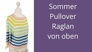 Raglan Sommer Pullover von Laines du Nord: Soft Lino