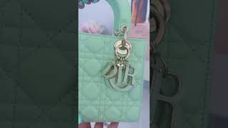 PASTEL MINT LADY DIOR UNBOXING 💚 #shorts #ladydior #unboxing