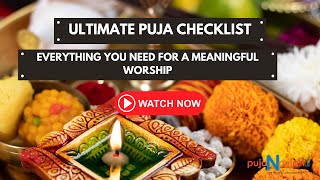 Puja N Pujari | The Ultimate List of Pooja Items for Your Home