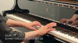 Gurlitt - Der erste Vortrag Op.210-28 Schnitterliedchen　／　グルリット：「こども音楽会」Op.210　28. 草刈りの歌