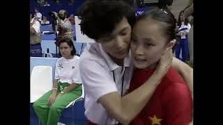 [HDp60] Li Yifang (CHN) Uneven Bars Team Optionals 1992 Barcelona Olympic Games