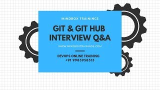 Main Steps of working GIT | GIT | GITHUB | DevOpsOnlineTraining |  MindBox Training Online