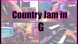 Jam Backing Track – Country Jam in G – Blues Scale | Play-along