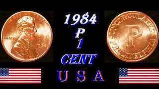 1984 p usa 1 cent