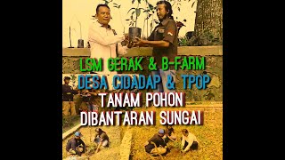 LSM GeRAK & B-FARM HIBAHKAN BIBIT BUAH-BUAHAN & POHON GLODOKAN KEPADA PEMERINTAH DESA CIDADAP & TPOP