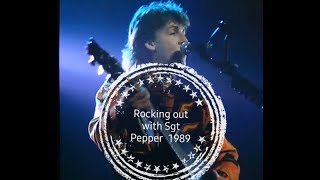 Paul McCartney  Sgt  Pepper's Lonely Hearts Club Band  Live in 90