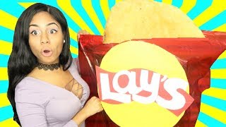 GIANT POTATO CHIP DIY, PRANKS and CRAFT !