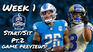 Week 1 Players you MUST Start & Sit Pt 2 | *LIVE* chat Q&A Fantasy Football Advice