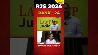 RJS 2024 Interview | Swati Tolambia | Rank - 24