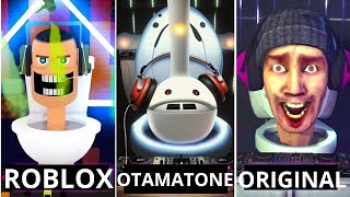 Skibidi Toilet - ORIGINAL vs ROBLOX vs OTAMATONE vs MINECRAFT (ALL EPISODES) skibidi bop bop