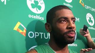 Kyrie Irving talks opening game against Cavaliers