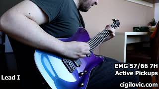 EMG 57/66 7 String Review & Sound Demo