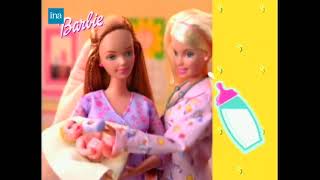 Barbie Happy Family & Doctor Barbie Dolls French Commercial 2002