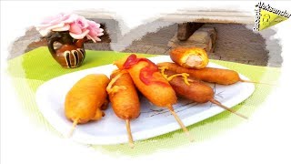 VIRŠLE NA ŠTAPIĆU CORN DOGS | Recepti Aleksandar