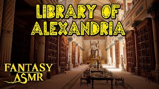 🌅 Ambience ASMR | Library of Alexandria 📚 Scribbling, Harbor noises, chattering (Cosy Ambience ASMR)