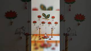 krishna janmashtmi decoration idea |कृष्णा जन्माष्टमी के लिए सजावट कैसे करें| Janmashtami easy decor