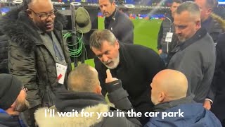 Roy Keane gets into a heated confrontation with an Ipswich fan 😳 | Ipswich Town vs Man United