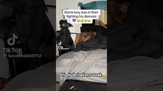 Dude fighting his demons#funny#youtubeshorts#comedy#memes#fyp#youtube