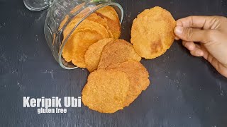 Resep Cemilan Sehat Super Renyah Gurih dan Manis || Keripik Ubi Tanpa Digoreng || gluten free