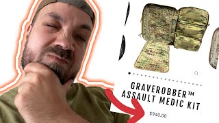 Видео-реакция на содержимое рюкзака Graverobber Assault Medic. Часть 2.