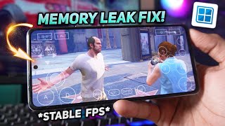 GTA5 Android - Winlator memory leak Fix! | Get Stable FPS | Best Settings For Low End Device