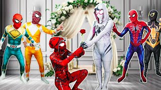 PRO 5 SUPERHERO TEAM | SPIDER-MAN Help Venom Rescue White Spider From JOKER  + MORE