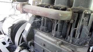 Cold Start of a 1972 Ruston Hornsby 3YDA Diesel Generator in HD