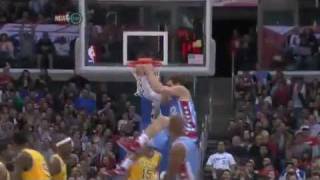 Dunk of the Night: Blake Griffin Goes Baseline for the Two-Handed REVERSE Dunk (Jan. 26, 2012)