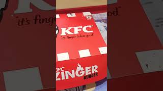 Zinger Meal at KFC! #youtubeshorts #shortsfeed #food