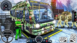 Driving Army Bus - Army Bus Transporter Coach Fun Simulator games 2023 || Android Gameplay