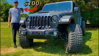 I Cut My Jeep Rubicon 392 Even More & New Led Pod Lights!