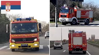 Three Fire Engines Responding | FRB Belgrade