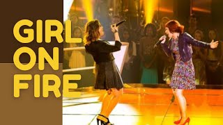 Rully Anne vs Júlia Tazzi - Girl On Fire - (Batalhas) The Voice Brasil 2013