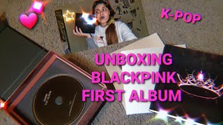 UNBOXING BLACKPINK FIRST ALBUM