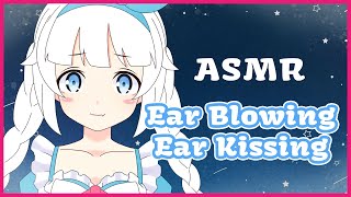 ASMR Girlfriend Cleans Your Ears 💙(Kisses, Ear Blowing)