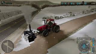 Moving snow | Lawn Care Series | Ep 20 | FS22 | Timelapse | Seasons