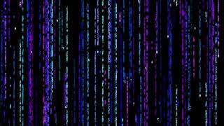 The Matrix Trilogy Screensaver 4K Blue/Violet