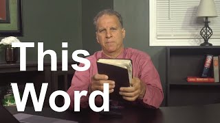 This Word | PastorJames Volpe