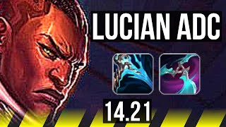 LUCIAN & Braum vs VARUS & Rell (ADC) | 6/2/4 | KR Master | 14.21