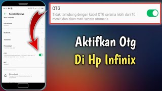 Cara Aktifkan OTG Di HP Infinix | Mengaktifkan OTG