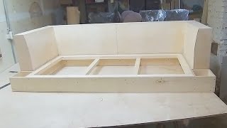 How to make a sofa in the office/Изготовление дивана в офис.Каркас