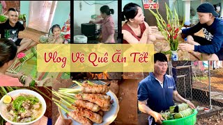 Vlog về quê ăn Tết, bé Tấm nói về ngoại vui quá mẹ ơi !