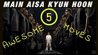 Main Aisa Kyun Hoon - 5 Awesome  Moves - Lakshya | Hrithik Roshan | Prabhudeva | Shankar Ehsaan Loy