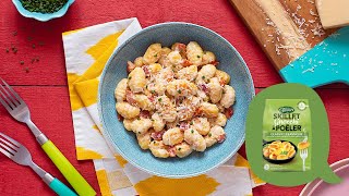 Skillet Gnocchi Carbonara | Olivieri