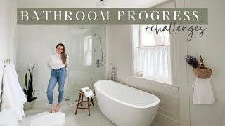 BATHROOM MAKEOVER, PAINTING, & PROBLEMS    |  EMMA COURTNEY